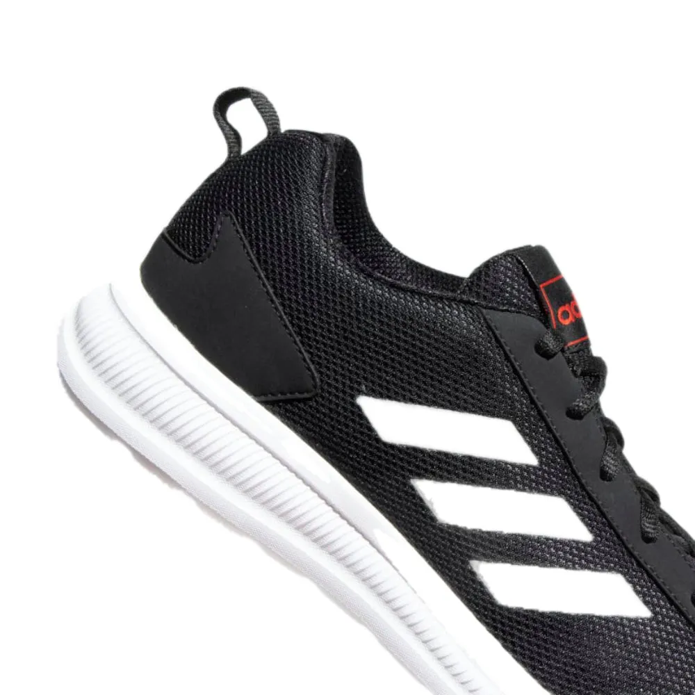 Adidas Men's Vultrun Running Shoe (Core Black/Dove Grey/Better Scarlet)