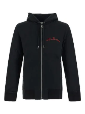 Alexander McQueen Logo Embroidered Zipped Jacket