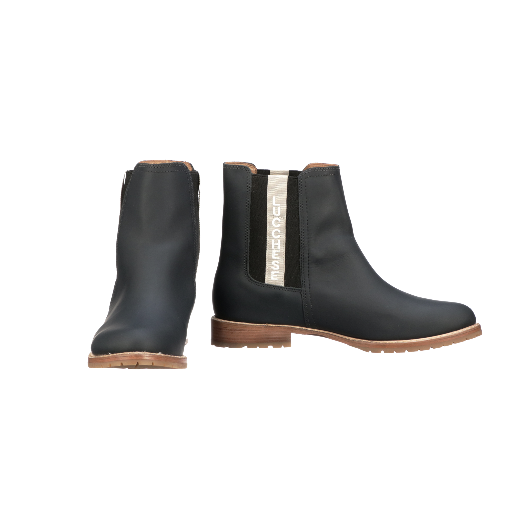 All-Weather Ladies Garden Boot :: Navy + Black