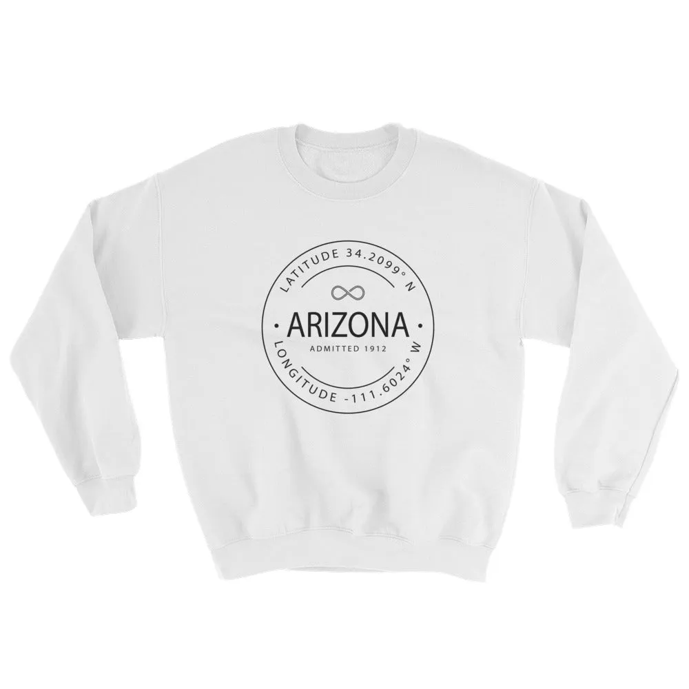 Arizona - Crewneck Sweatshirt - Latitude & Longitude