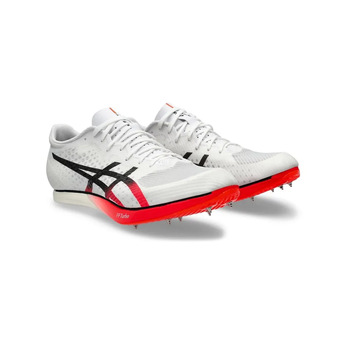 Asics Metaspeed MD White Red SS24 Shoes