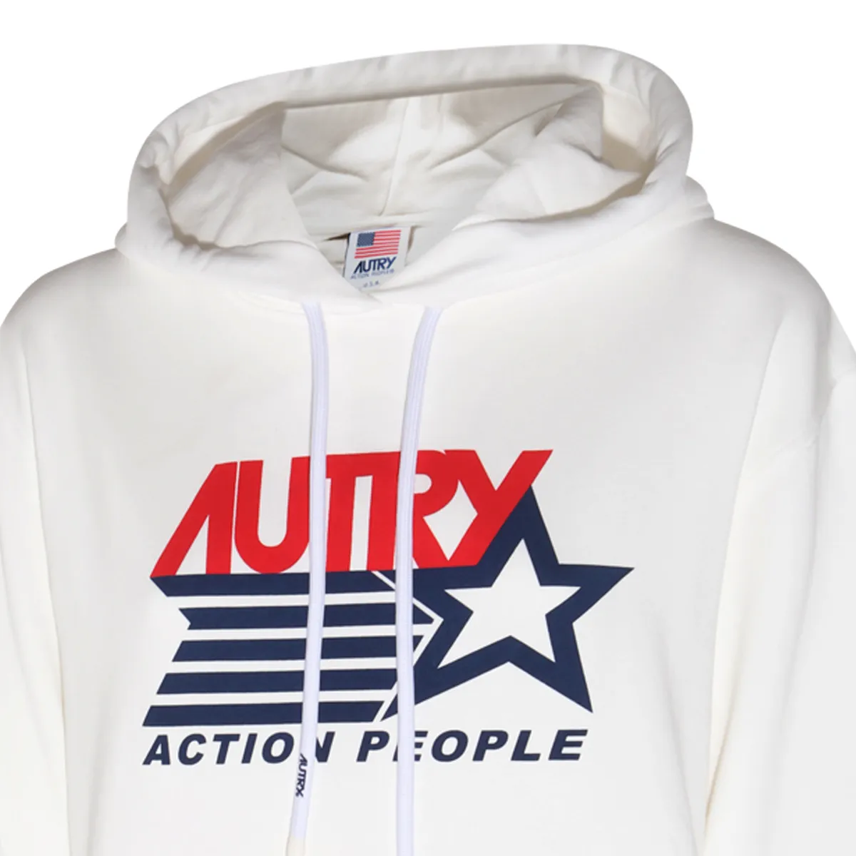 AUTRY  |Plain Cotton Logo Hoodies & Sweatshirts