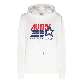 AUTRY  |Plain Cotton Logo Hoodies & Sweatshirts