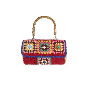 BAG NOTO WOOL CLUNCH THIN MEDIUM Woman Multicolor