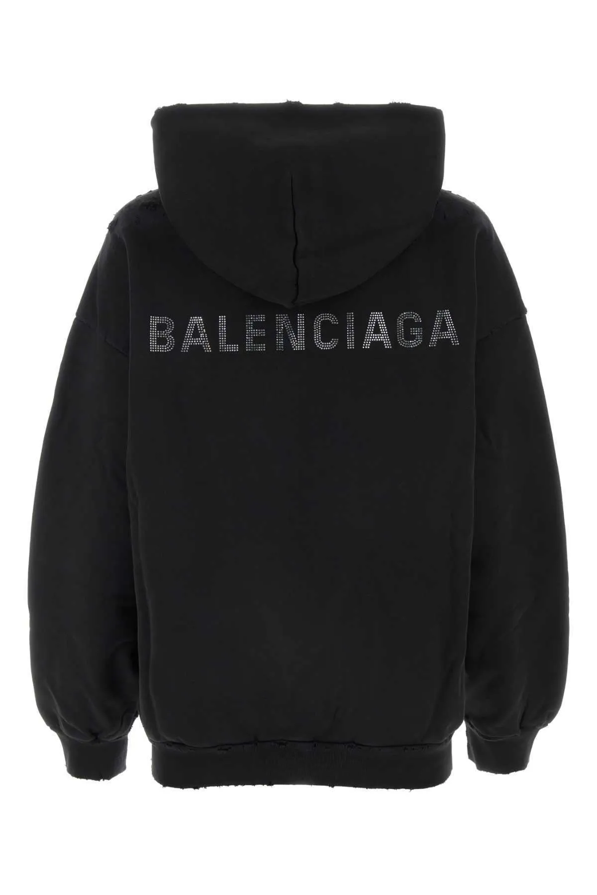 BALENCIAGA  |Balenciaga Back Hoodie Medium Fit in Black