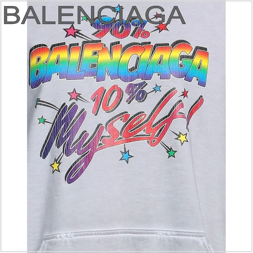 BALENCIAGA  |Long Sleeves Cotton Hoodies & Sweatshirts