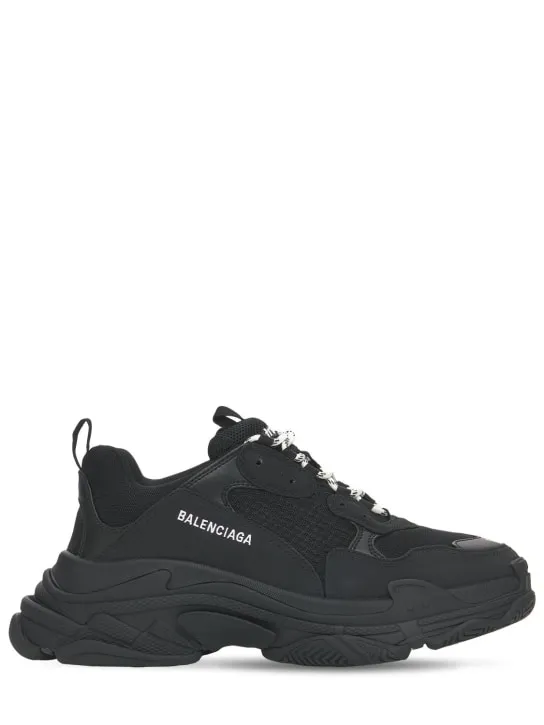 Balenciaga   Triple S tech & mesh sneakers 