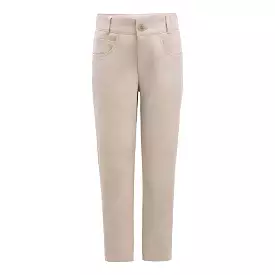 Beige Formal Pants