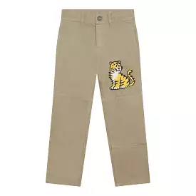 Beige Tiger Trousers