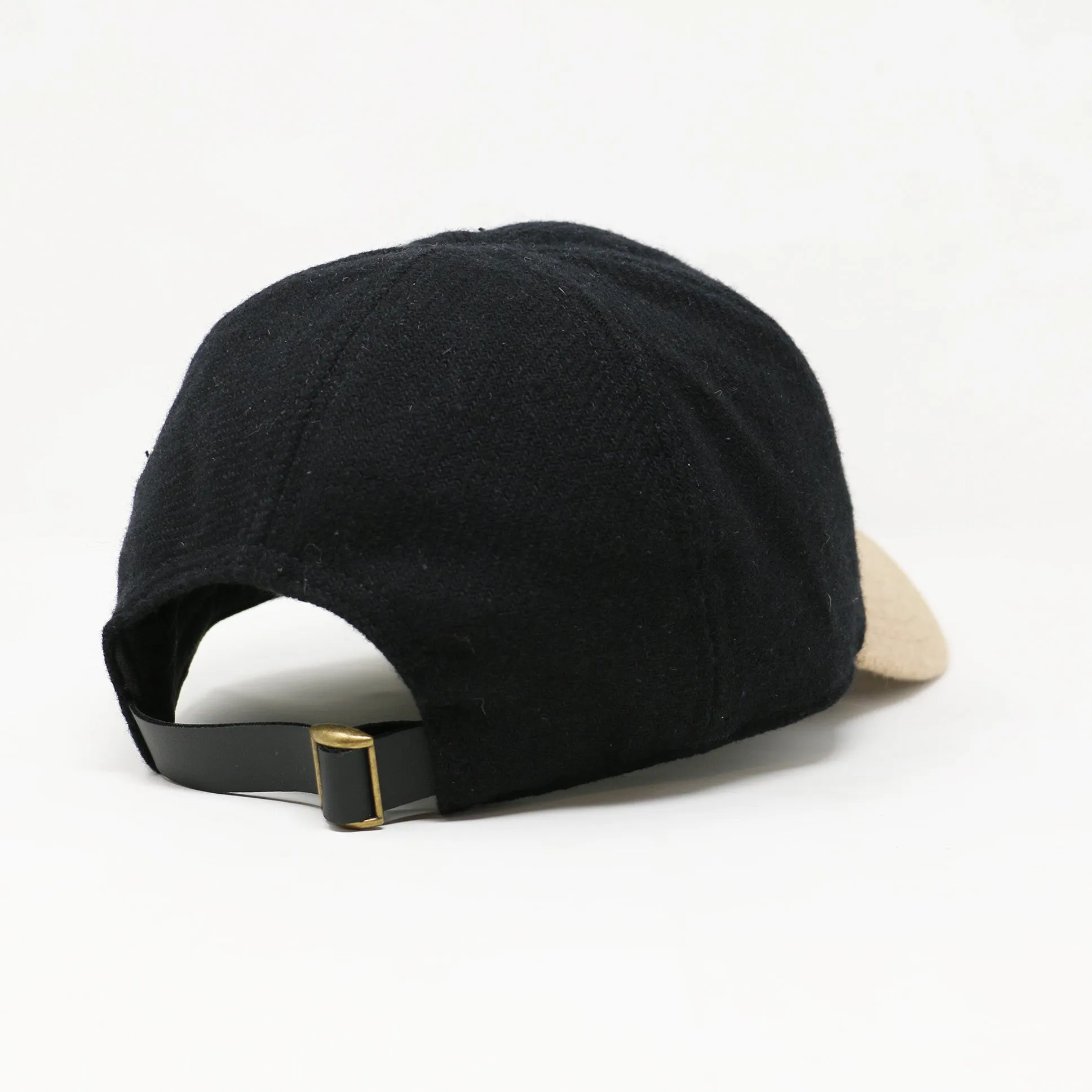 Black & Beige 6-Panel Wool