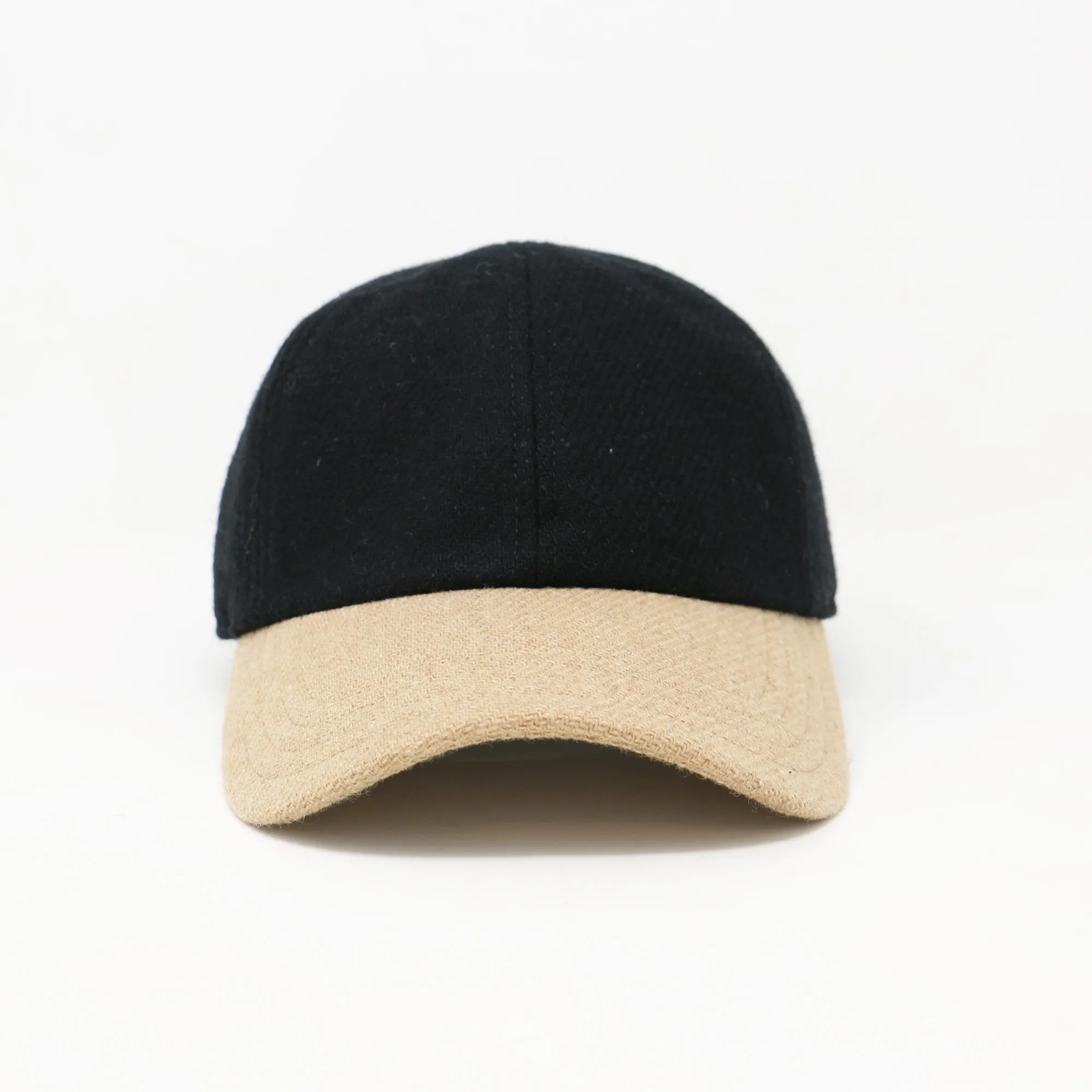 Black & Beige 6-Panel Wool