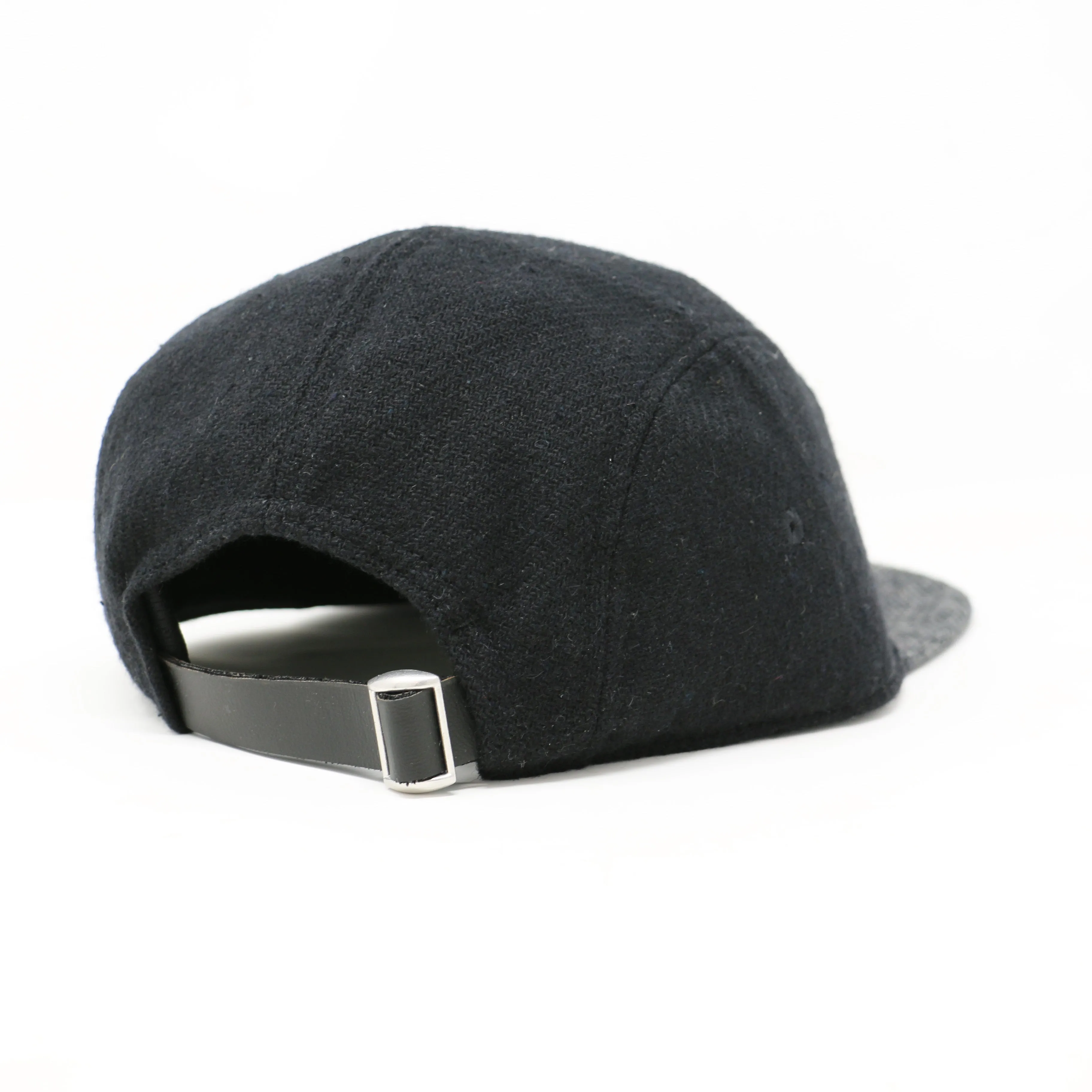 Black & Herringbone 5-Panel