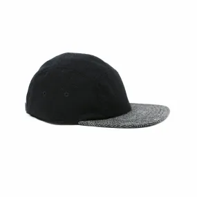 Black & Herringbone 5-Panel