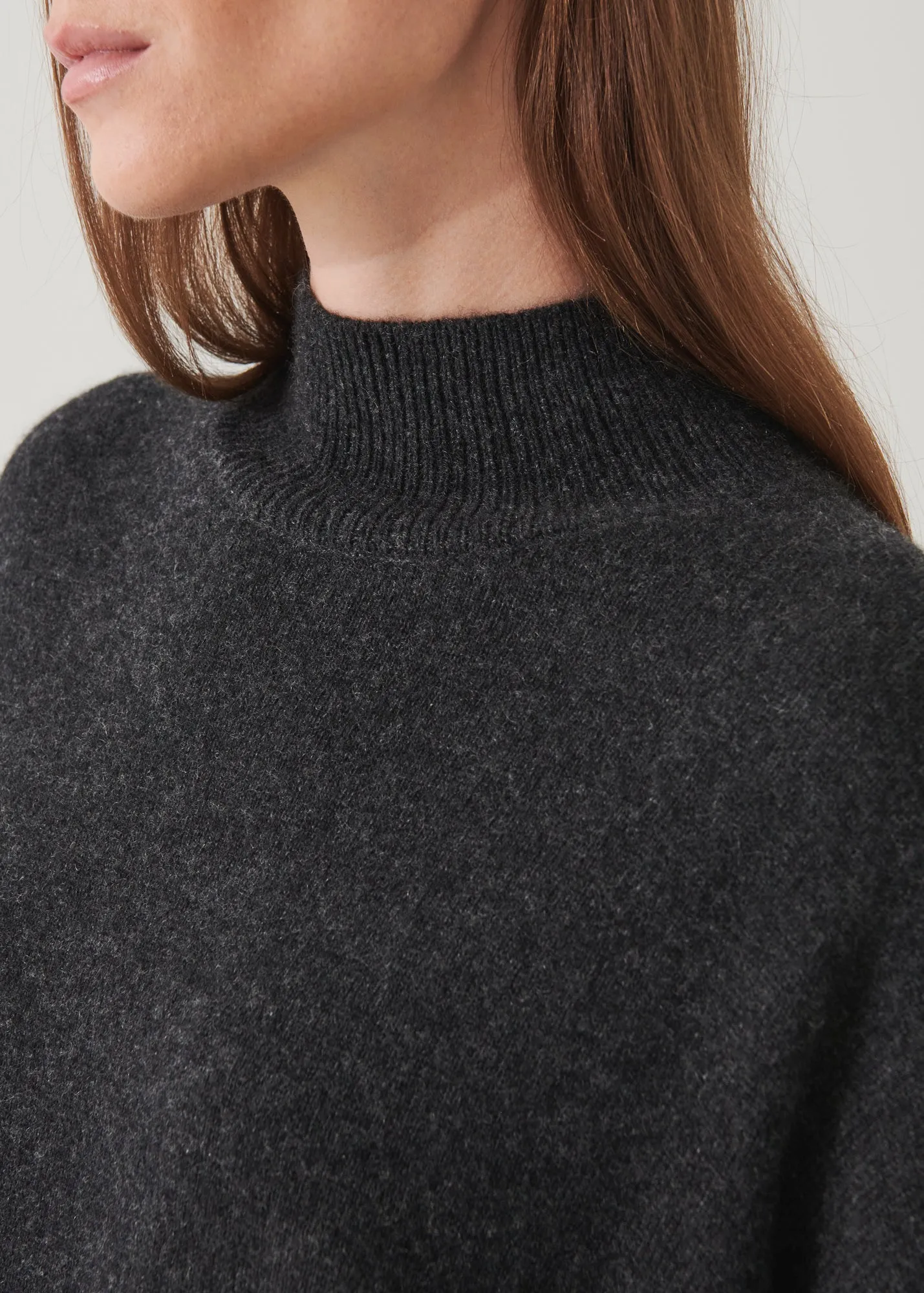 CASHMERE MOCK NECK