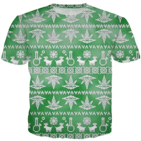 Christmas Weed T-Shirt