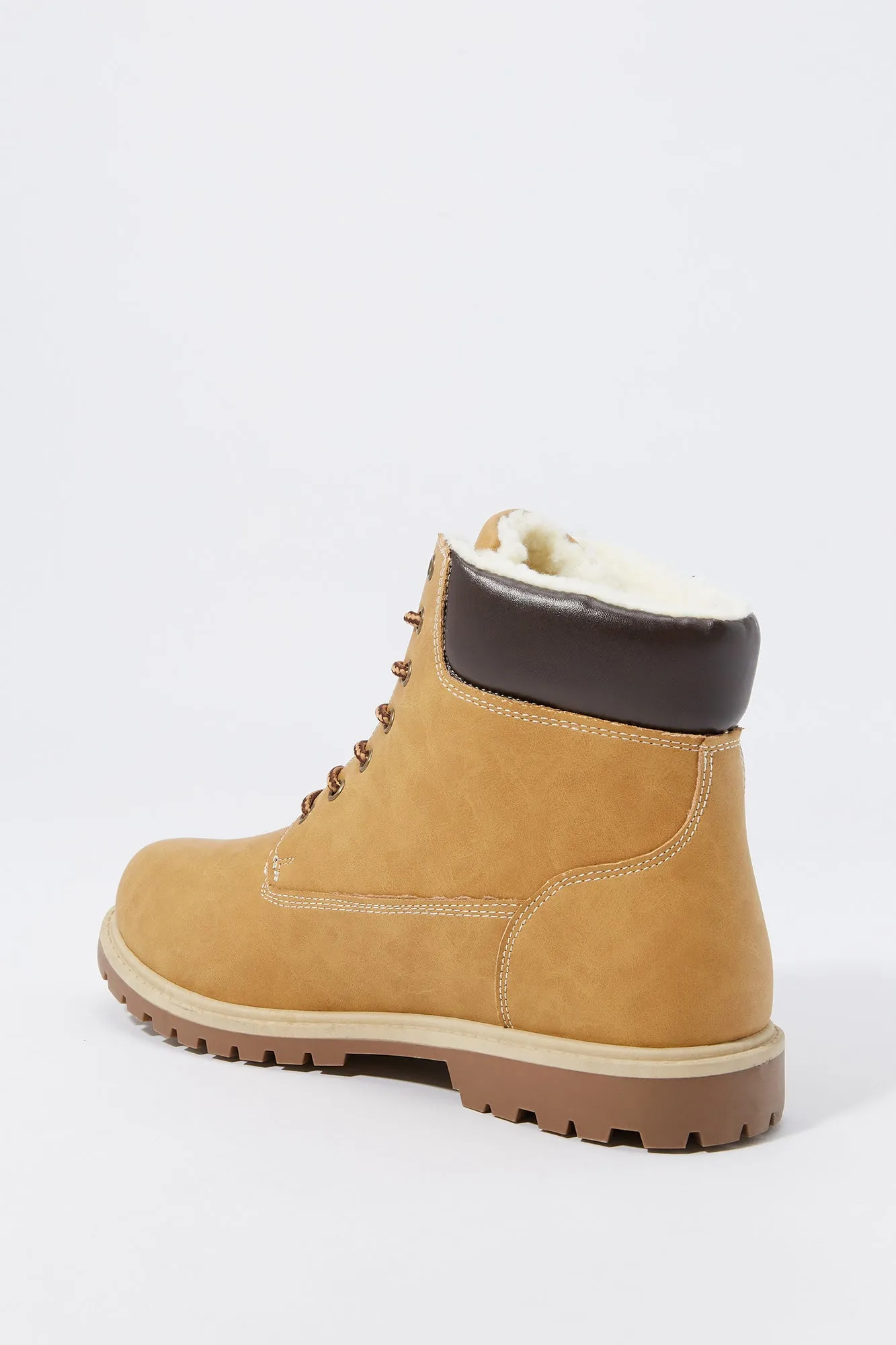 Collar Lace Up Boot