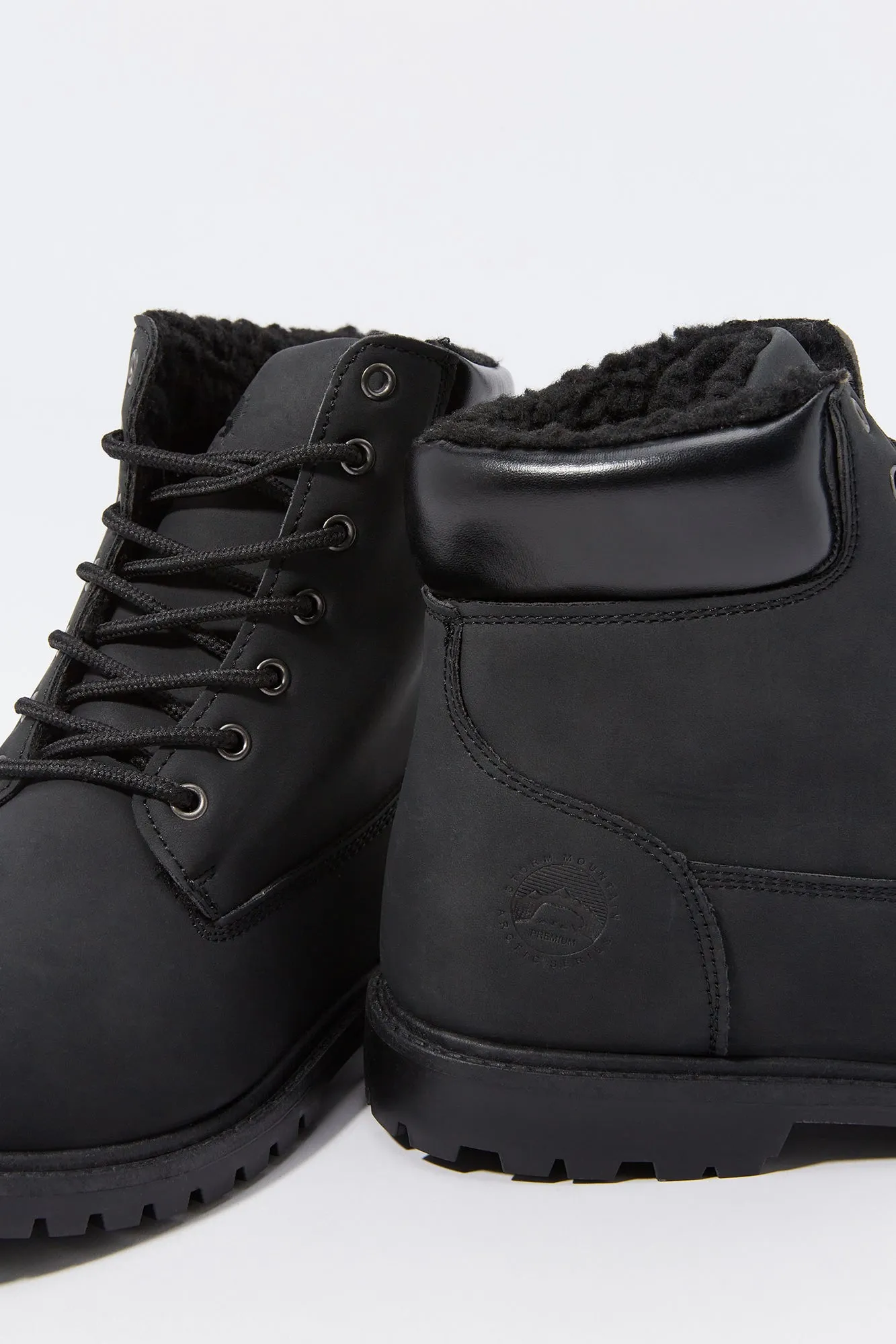 Collar Lace Up Boot