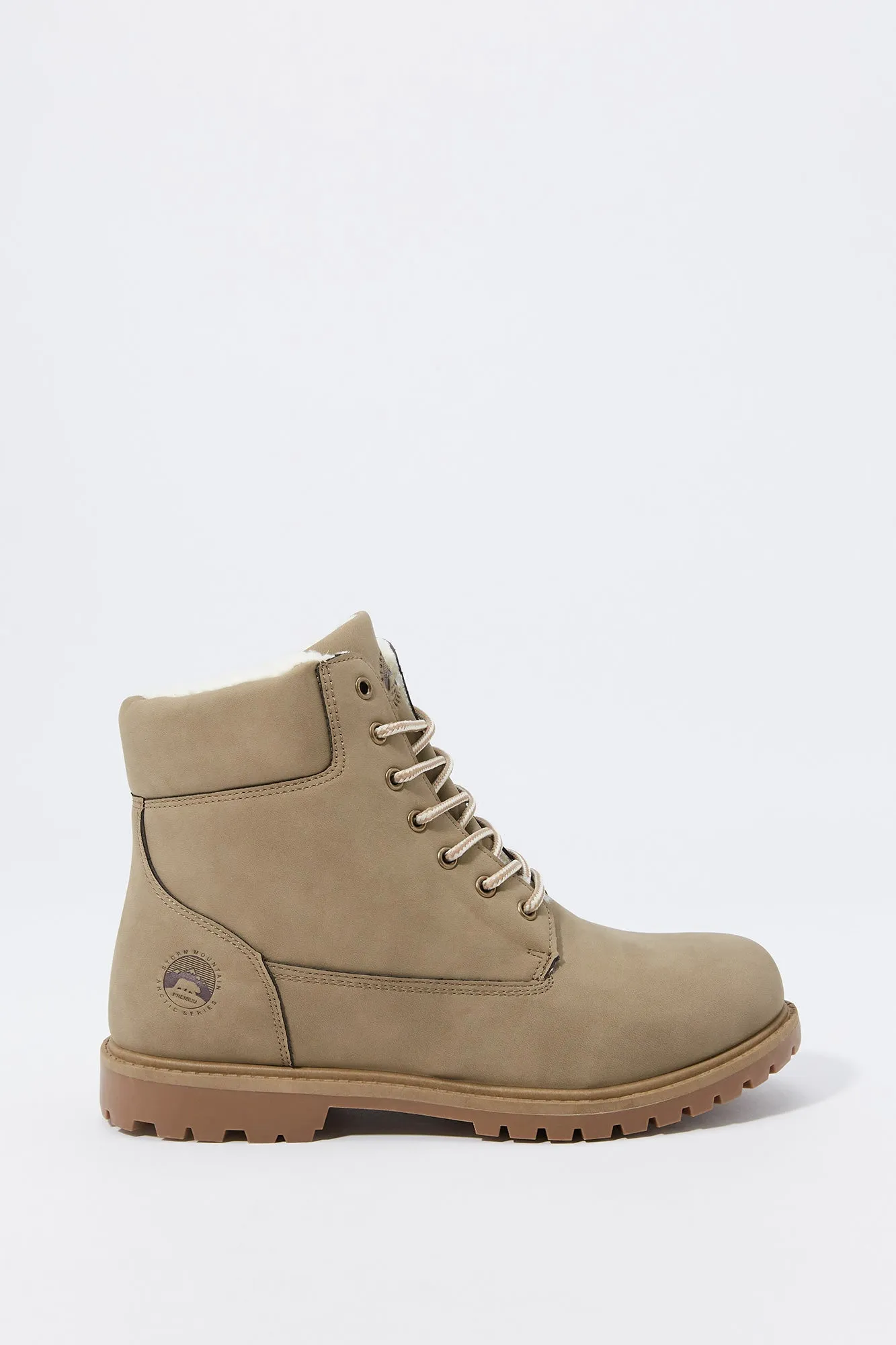 Collar Lace Up Boot