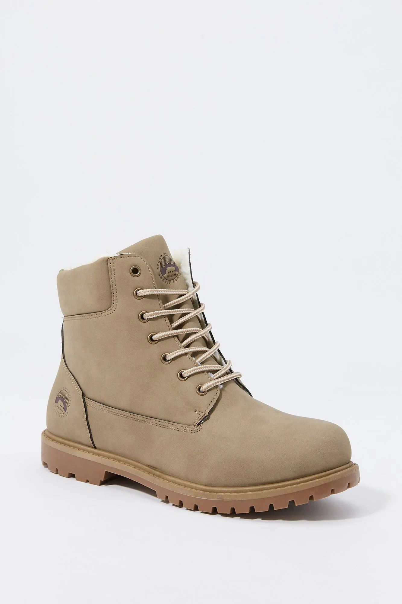 Collar Lace Up Boot