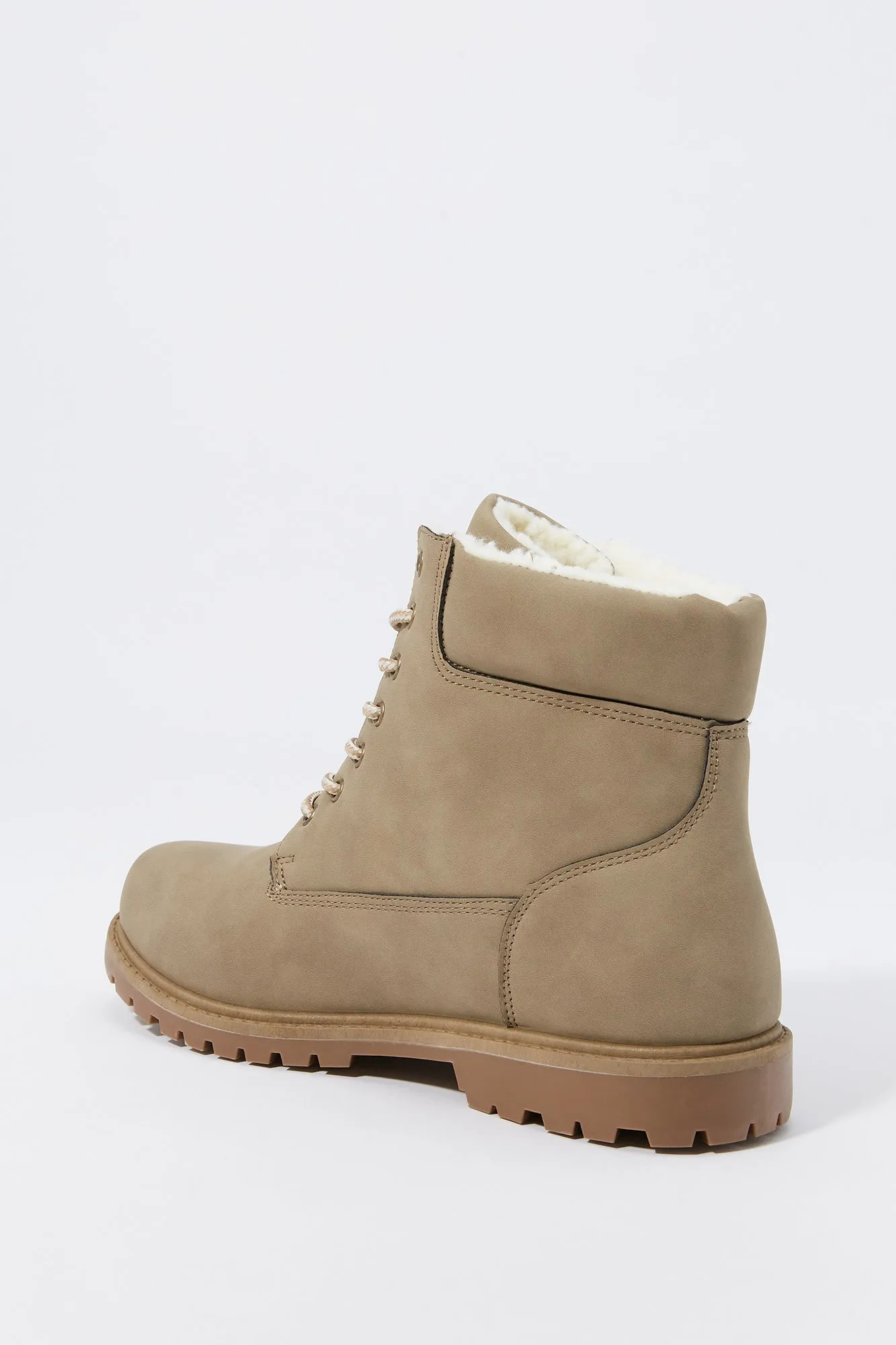 Collar Lace Up Boot