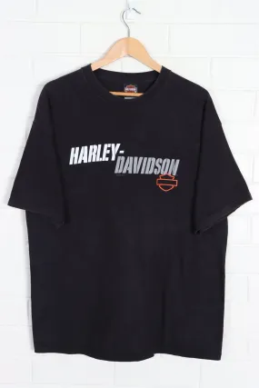 Davis HARLEY DAVIDSON Purveyor of Fine Motorcycles Front Back Tee (XL)