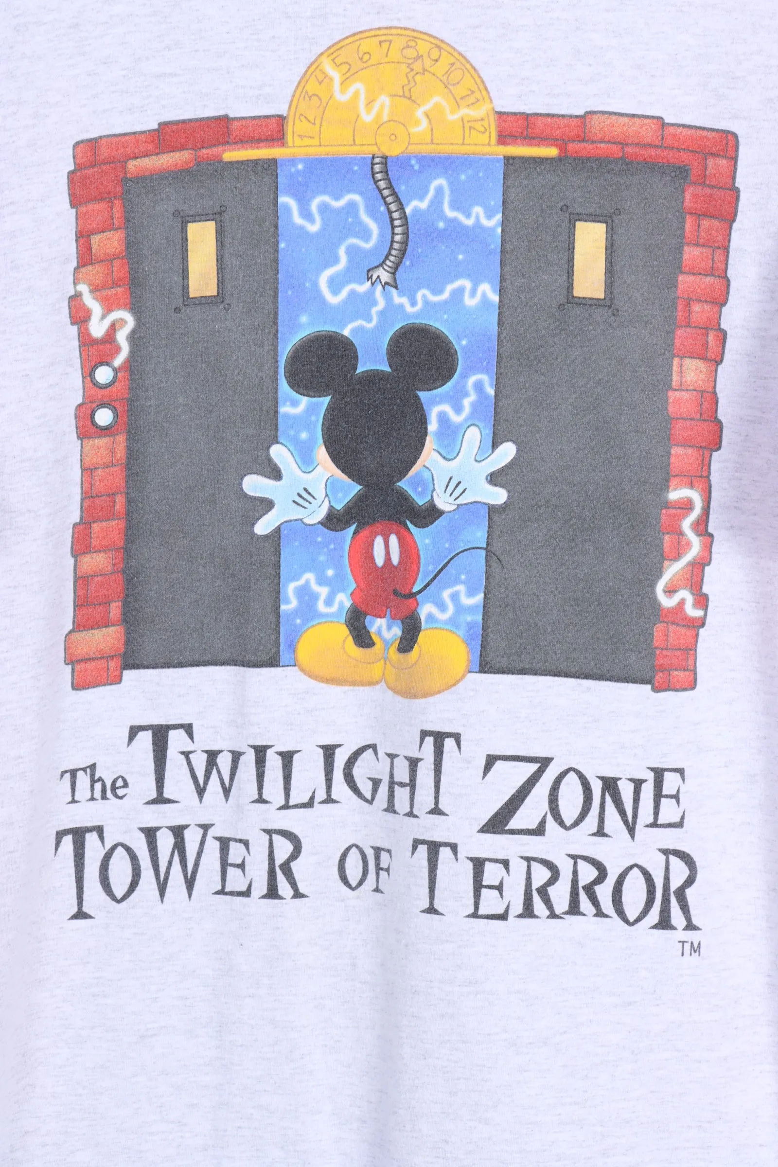 DISNEY Mickey Mouse The Twilight Zone 'I Suggest You Take The Stairs' Tee (M-L)