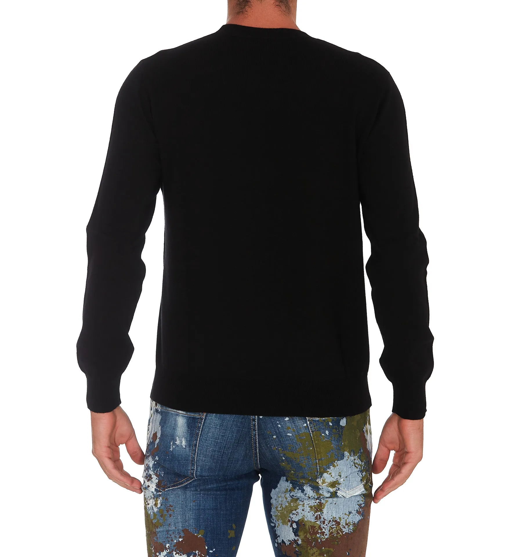 Dsquared2 Logo Intarsia Jumper