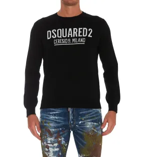 Dsquared2 Logo Intarsia Jumper