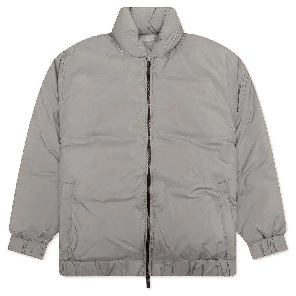 Essentials Kid's Puffer Jacket - Desert Taupe