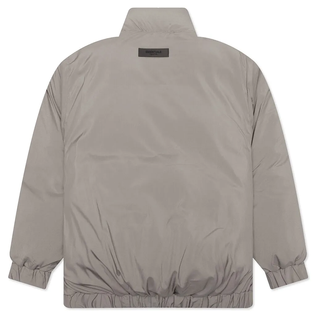 Essentials Kid's Puffer Jacket - Desert Taupe