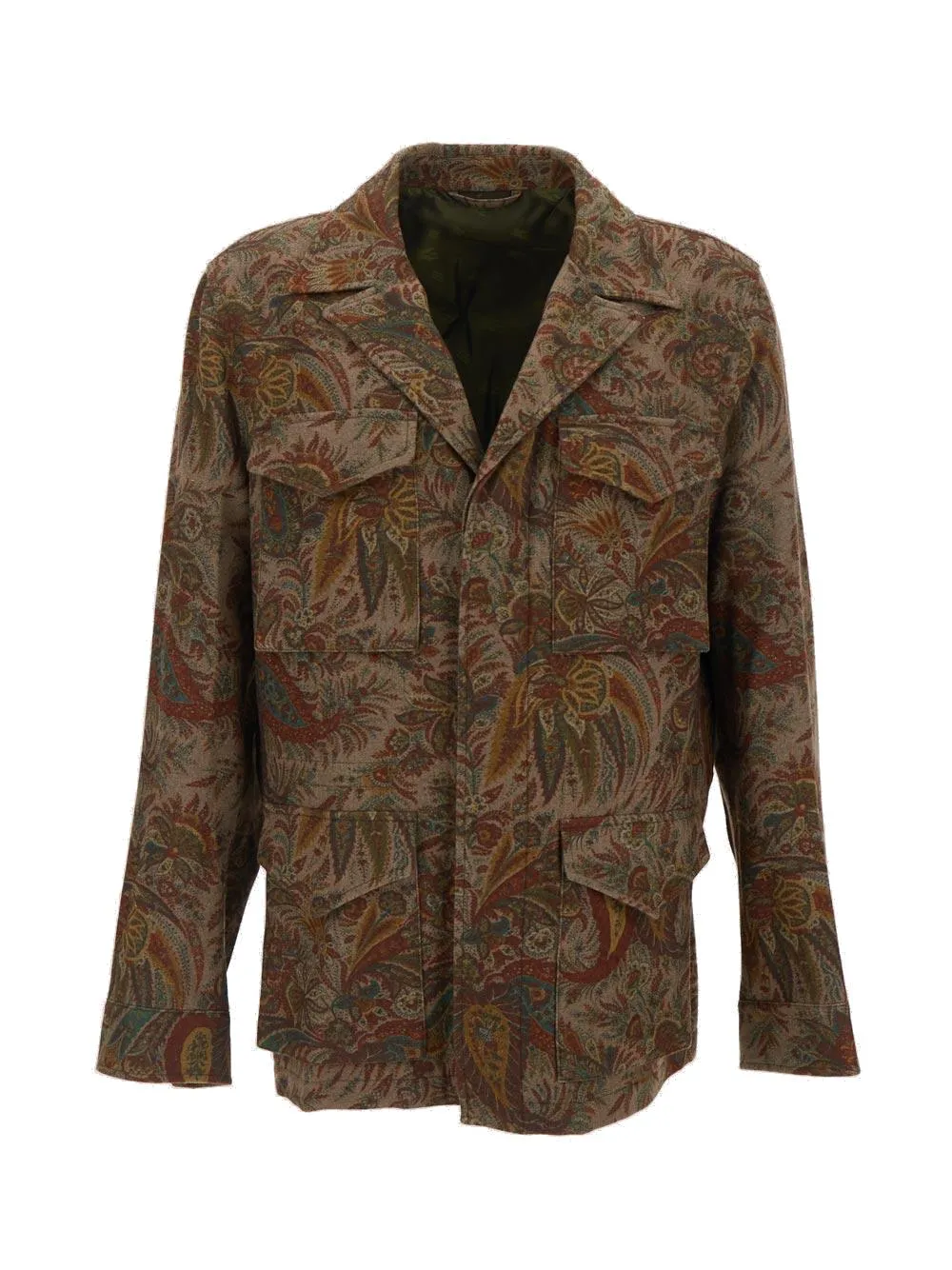 Etro Paisley Printed Long-Sleeved Jacket