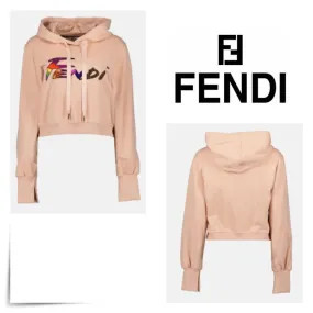 FENDI  |Logo Outlet Hoodies & Sweatshirts