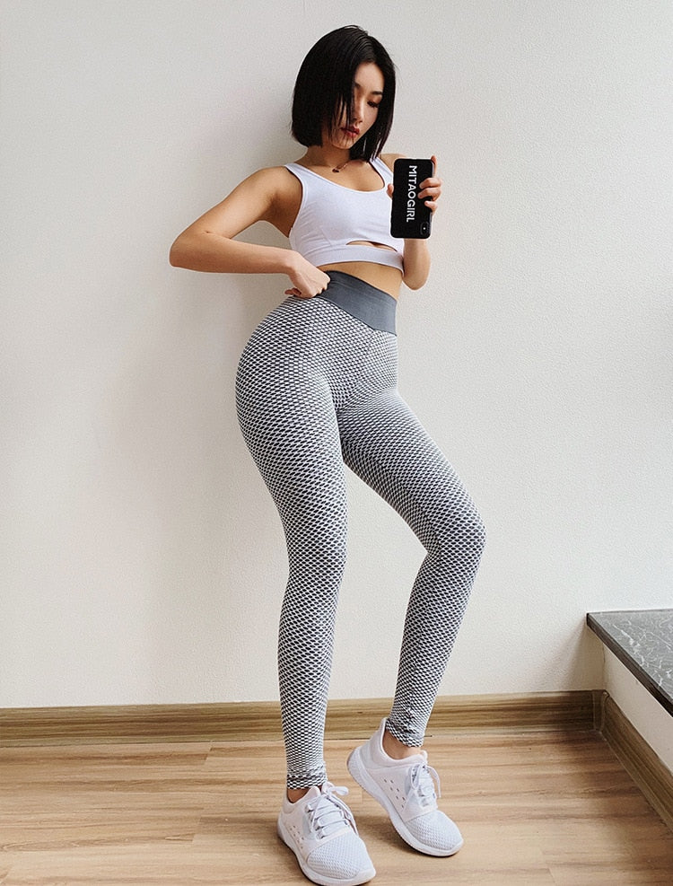 Fitness Yoga Pants High Waist Beautiful Buttocks Sports