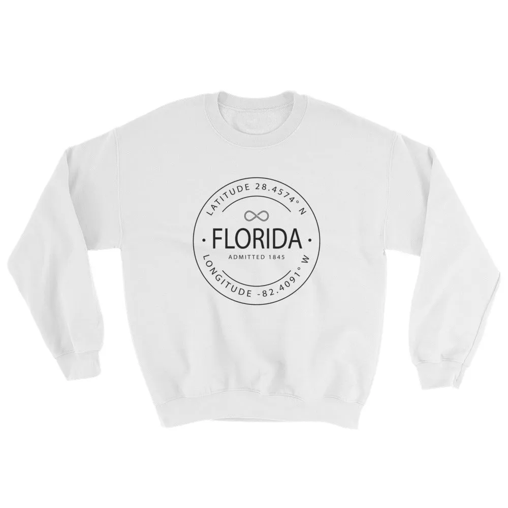 Florida - Crewneck Sweatshirt - Latitude & Longitude