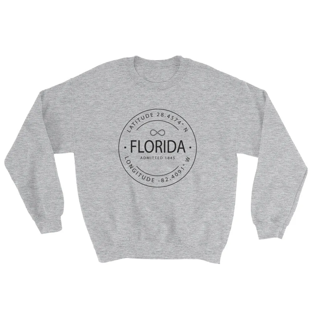 Florida - Crewneck Sweatshirt - Latitude & Longitude