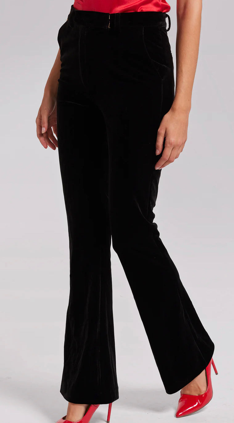 Generation Love - Jackie Velvet pant - Black