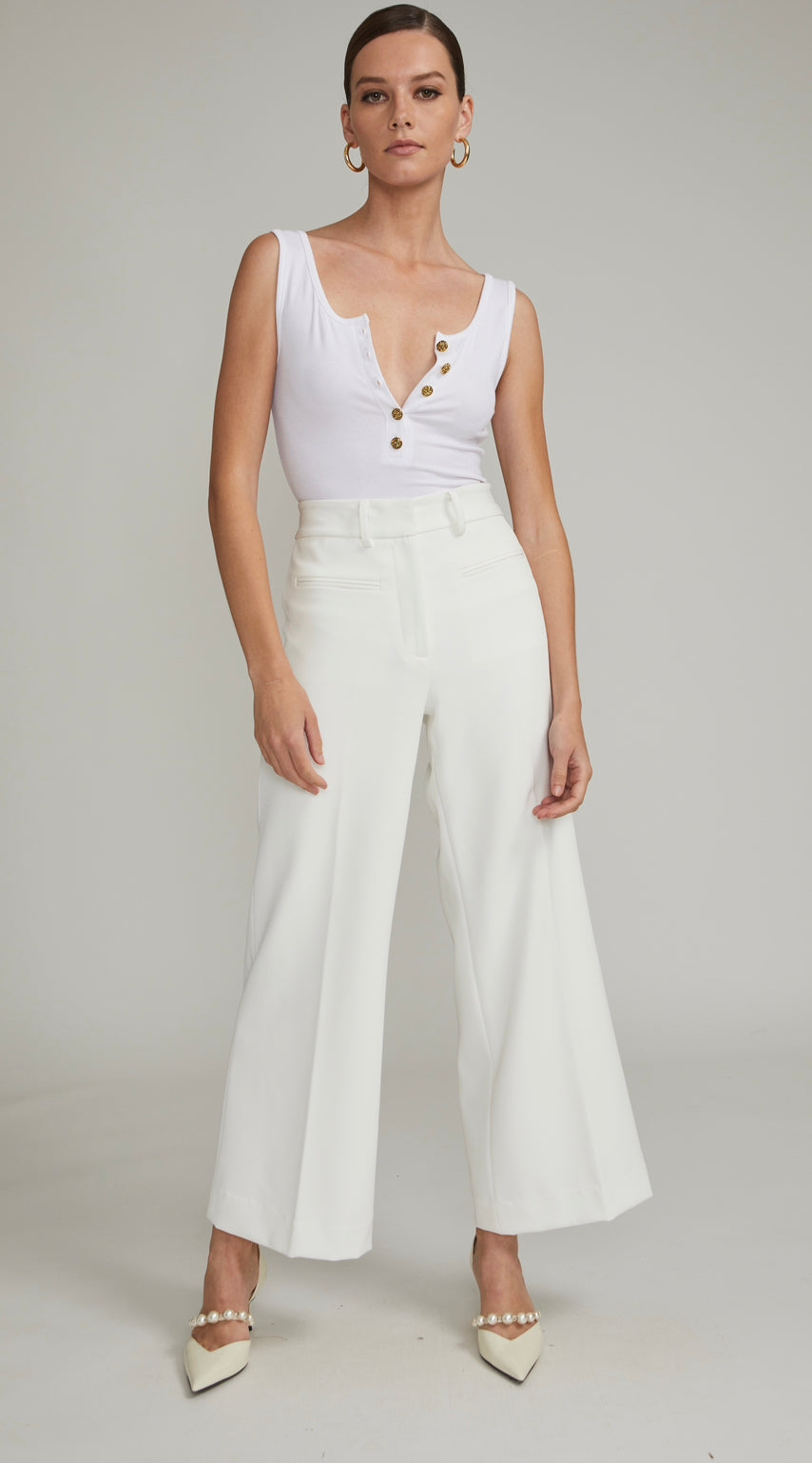 Generation Love - Rayne Crepe Pants - White