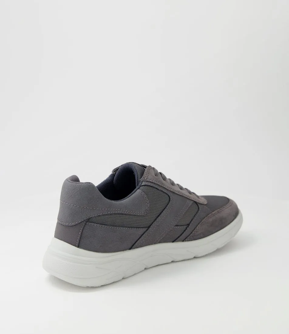 GEOX U Portello Grey Mesh Sneakers