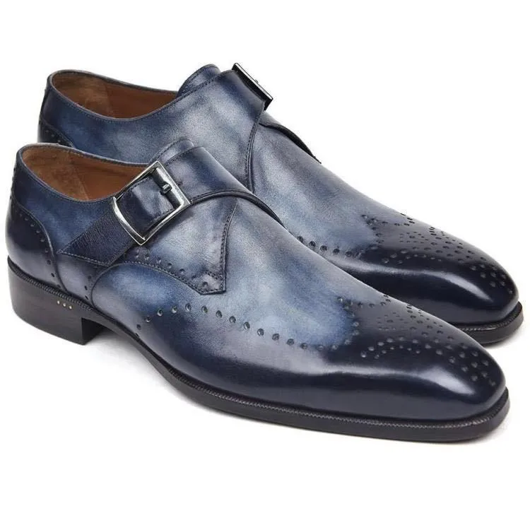 Gradient Color Men's Formal Shoes