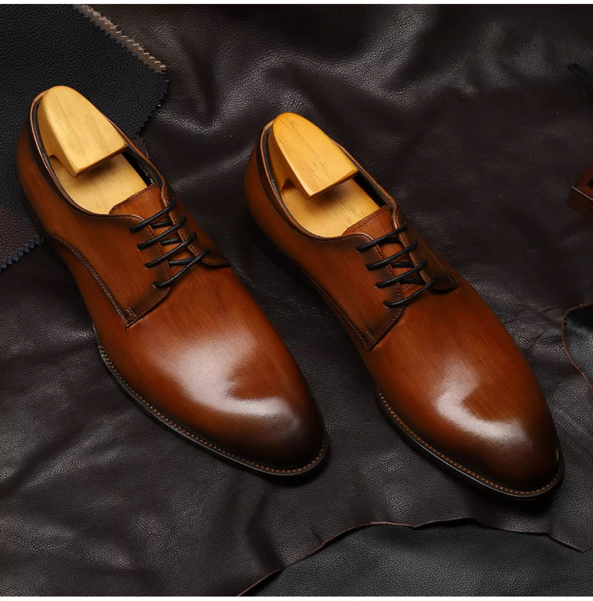 Handmade Men's Full-Grain Leather Formal Shoes