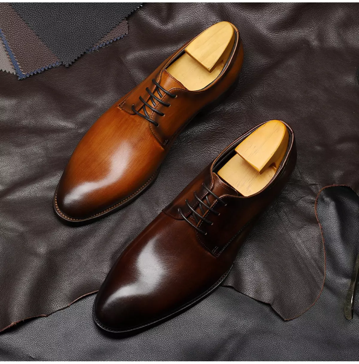 Handmade Men's Full-Grain Leather Formal Shoes