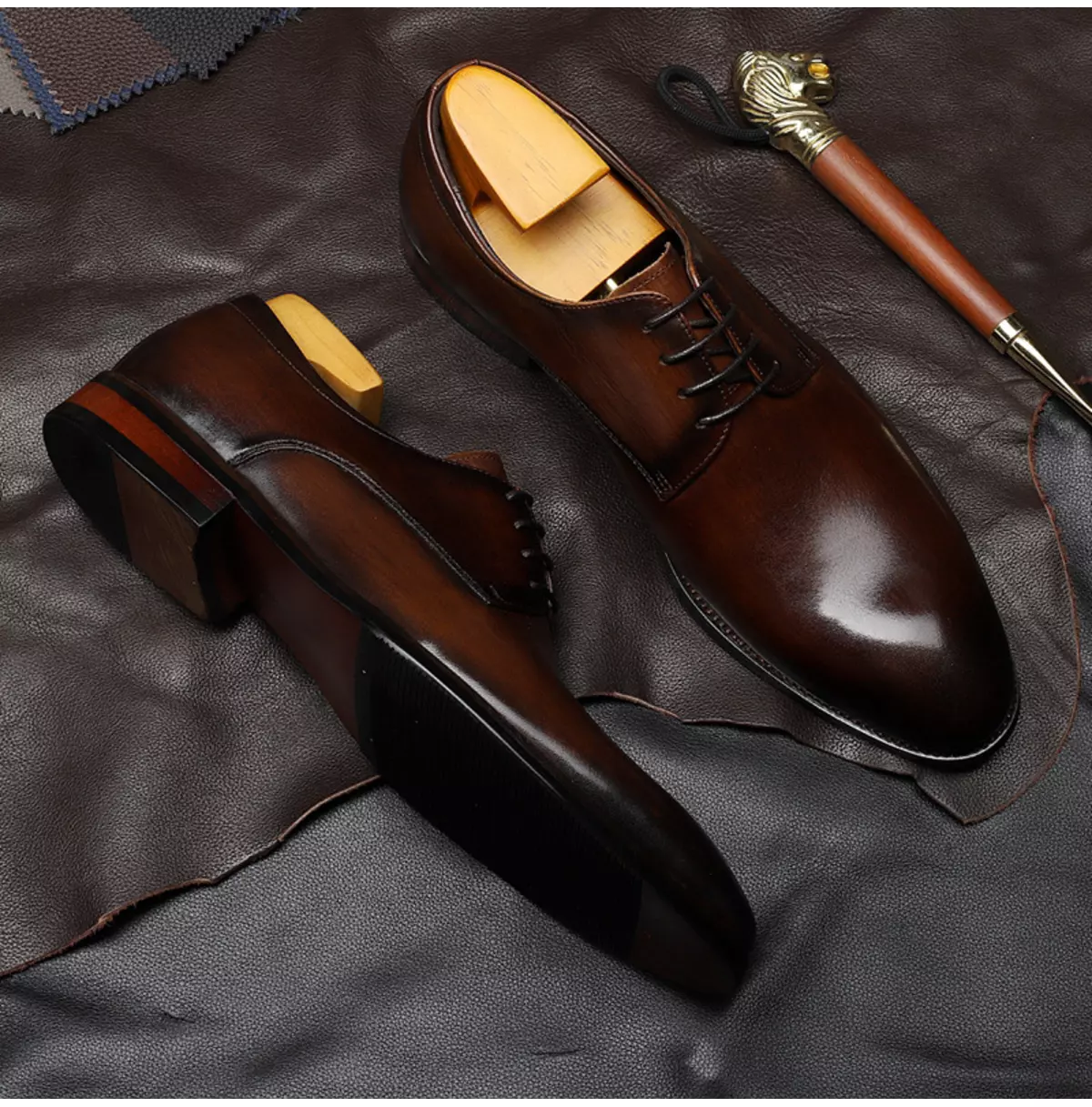 Handmade Men's Full-Grain Leather Formal Shoes