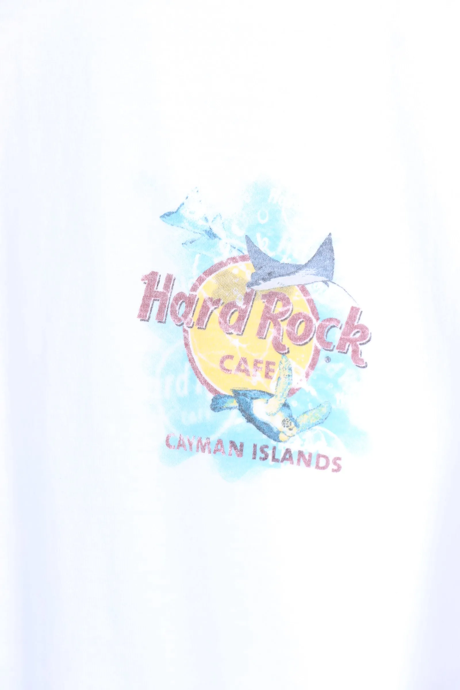 HARD ROCK CAFE Cayman Islands Sea Creatures Electric Guitar Print (XXL)