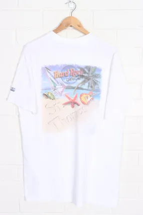 HARD ROCK CAFE St Thomas Front Back Beach Tall T-Shirt (L)