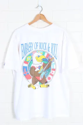 HARD ROCK CAFE Washington 'Embassy of Rock n Roll' Eagle Tee USA Made (XL)