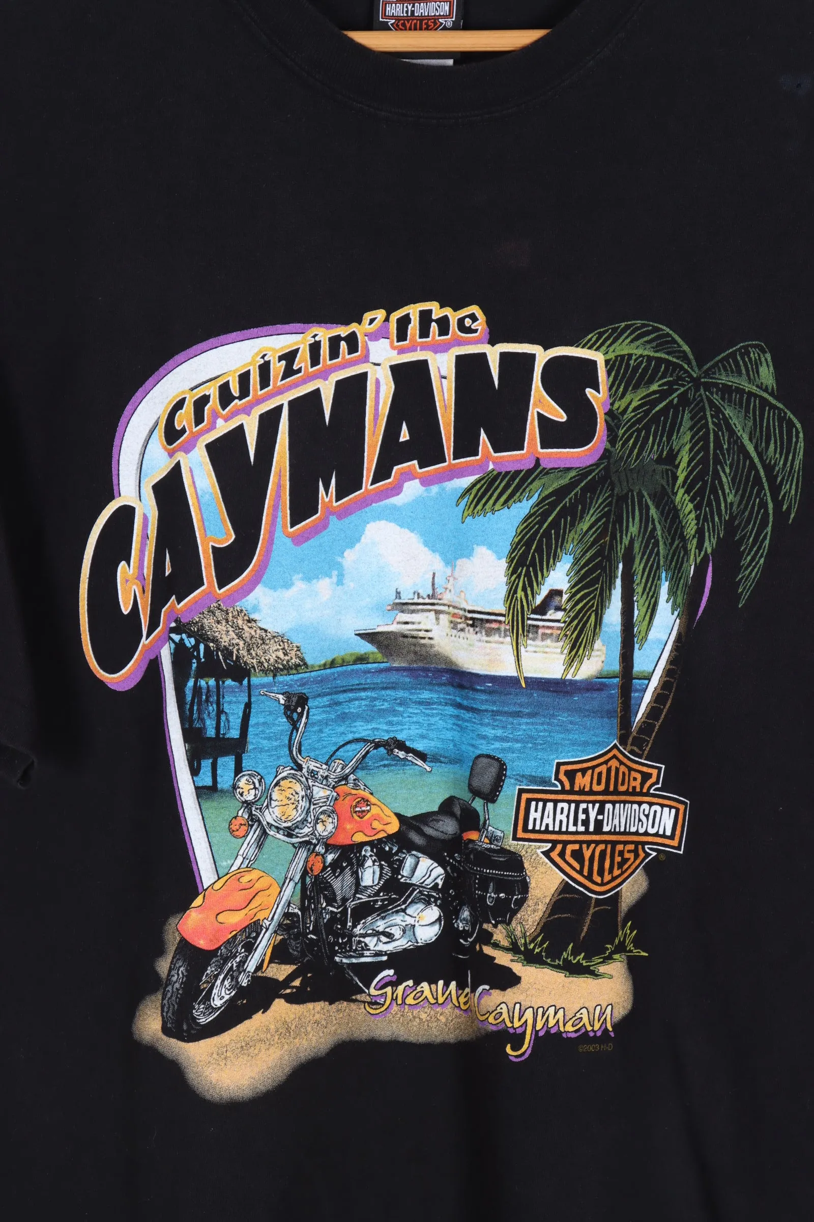 HARLEY DAVIDSON Cruzin' the Caymans Cruise Ship Tee (XL)