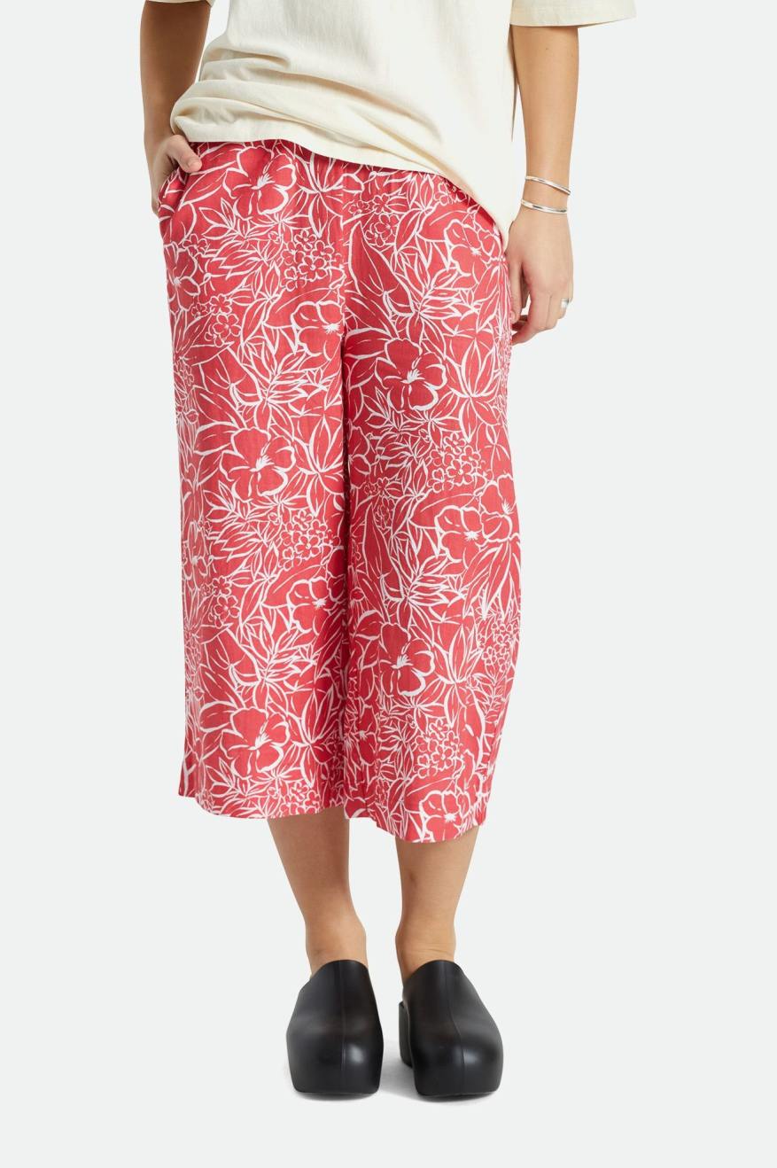 Indo Linen Wide Leg Pant