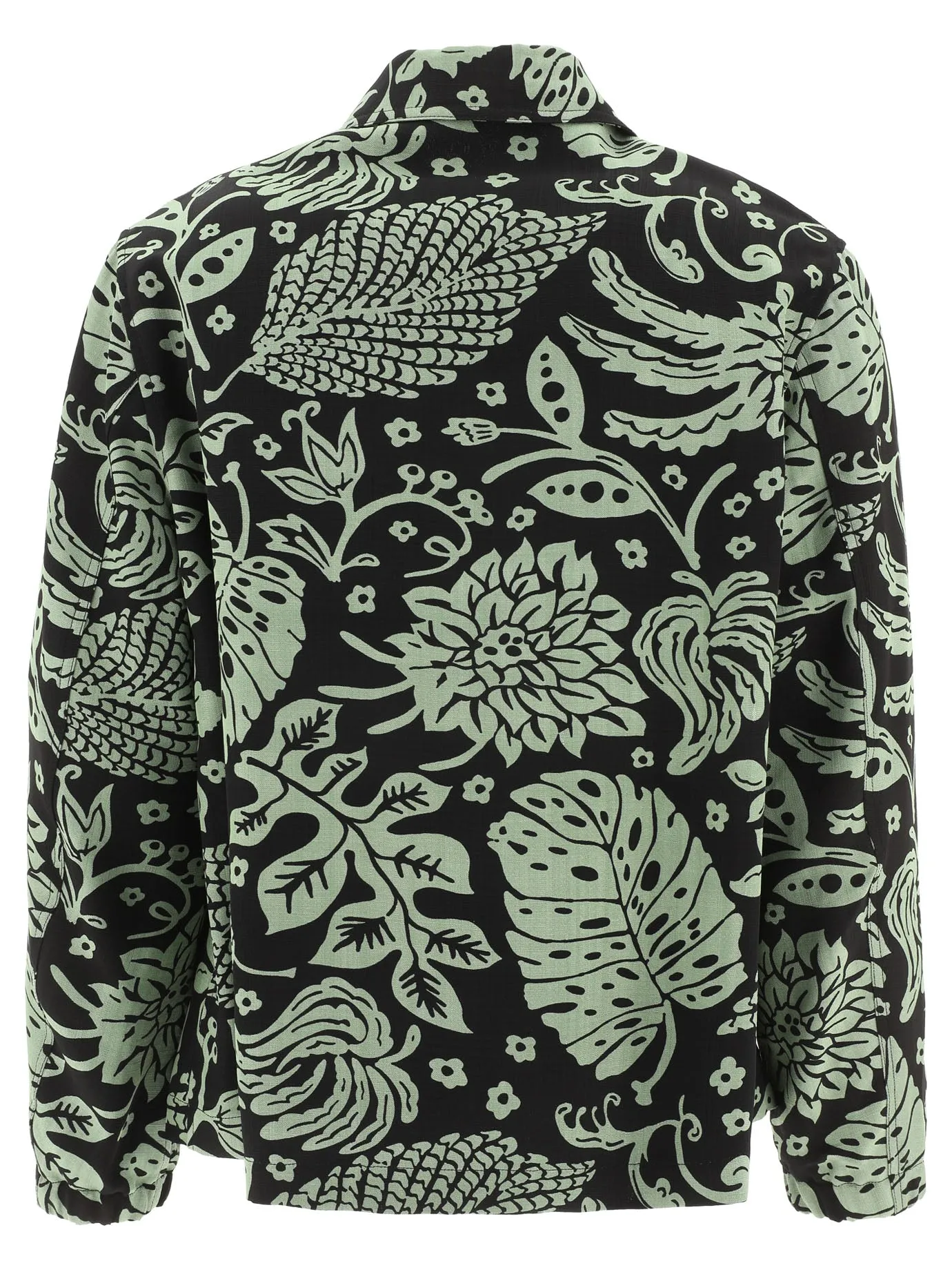 Jil Sander Floral Printed Zipped Jacket