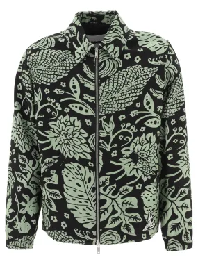 Jil Sander Floral Printed Zipped Jacket