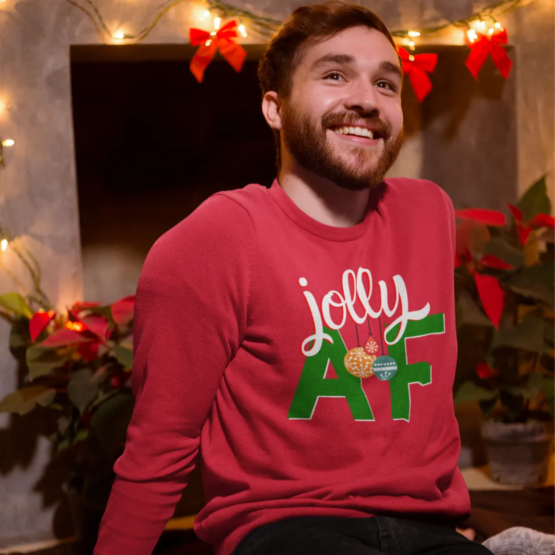 Jolly AF - Christmas Sweatshirt